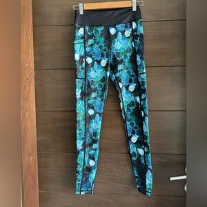 Constantly Varied Gear Mermaid Skulls Full Length Leggings XS